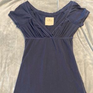 Blue Hollister top